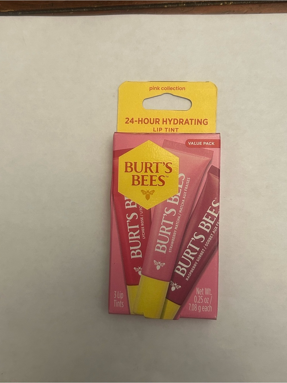 5/25$ item 🍓 Burt's Bees  Hydrating pink Lip Tint Value Pack